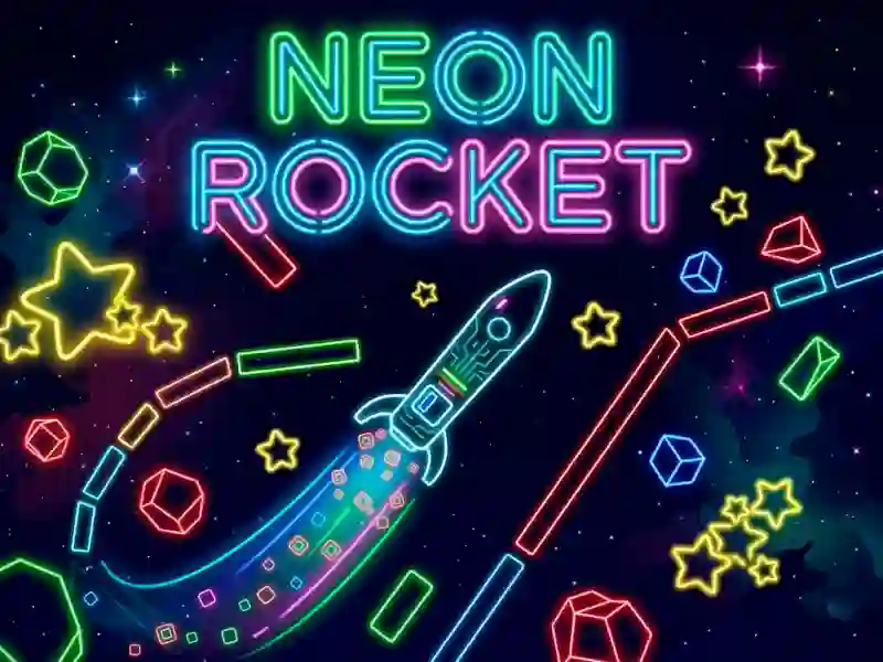 Igra Neon Rocket spletu