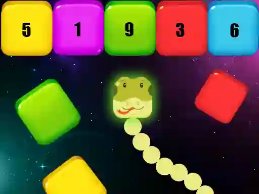 Igra Snake Blocks and Numbers spletu