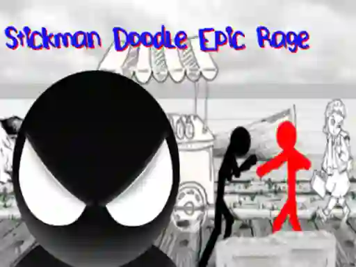 Igra Stickman Doodle Epic Rage spletu