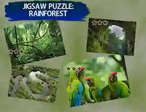 Igra Jigsaw Puzzle Rain Forest spletu