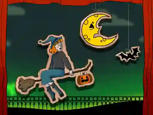 Igra Halloween Witch Fly spletu