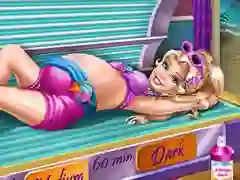 Igra Pregnant Princess Tanning Solarium spletu