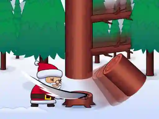Igra Lumberjack Santa spletu