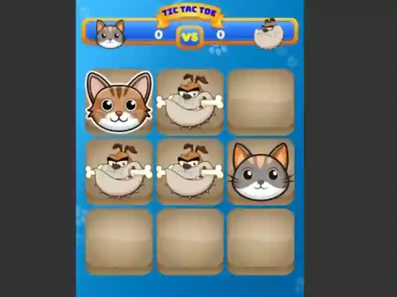 Igra Tic Tac Toe Cat spletu