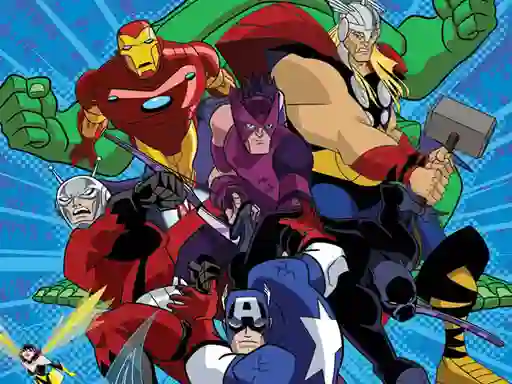 Igra Avengers Coloring spletu