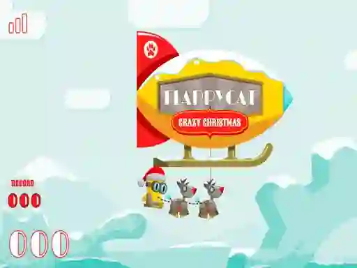 Igra FlappyCat Crazy Christmas spletu