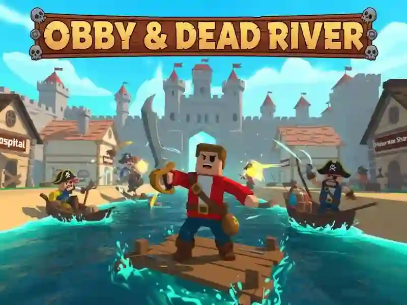 Igra Obby & Dead River spletu