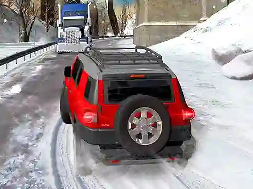 Igra Heavy Jeep Winter Driving spletu
