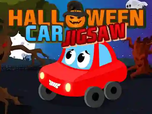 Igra Halloween Car Jigsaw spletu