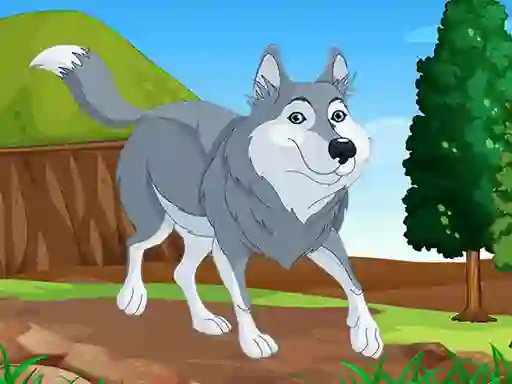 Igra Wolf Jigsaw spletu