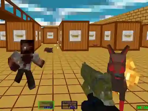 Igra Pixel Swat Zombie Survival spletu