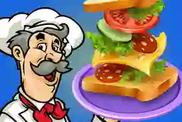 Igra Sandwich Baker spletu