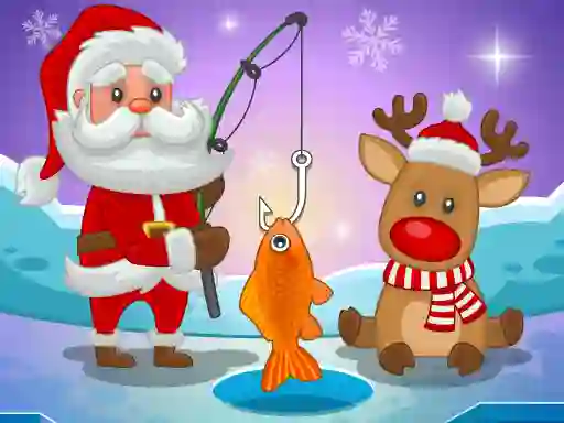 Igra Santa's Christmas Fishing spletu