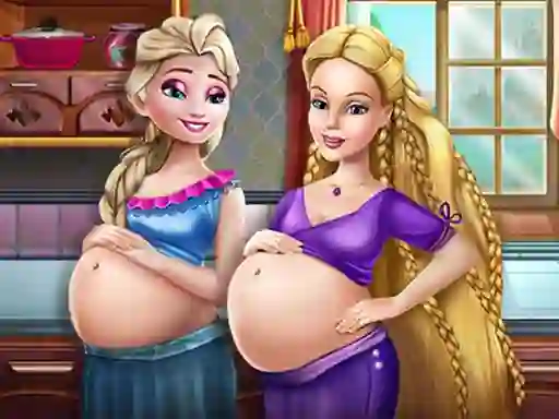 Igra Happy Princesses Pregnant BFFS spletu