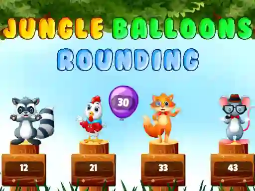 Igra Jungle balloons rounding spletu