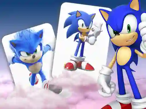 Igra Sonic Memory card Match spletu