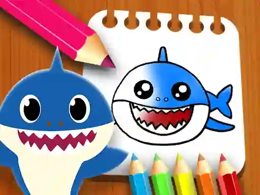 Igra Baby Shark Coloring Book spletu