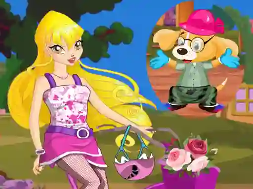 Igra Winx Stella and Puppy spletu