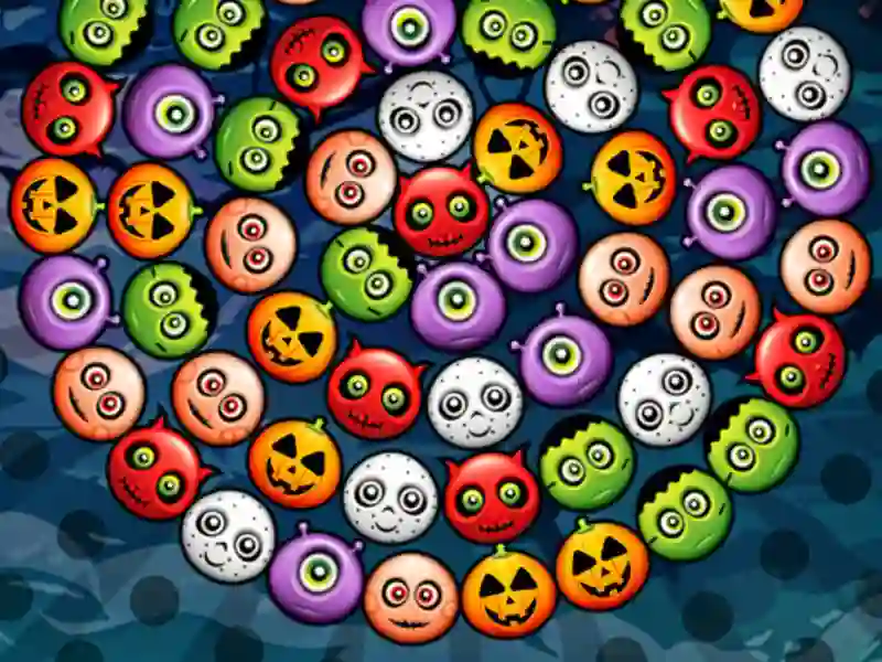 Igra Bubble Wheel Halloween spletu