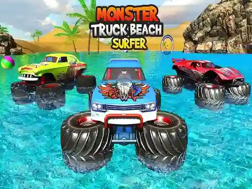 Igra Monster Truck Beach Surfing spletu