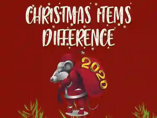 Igra Christmas Items Differences spletu