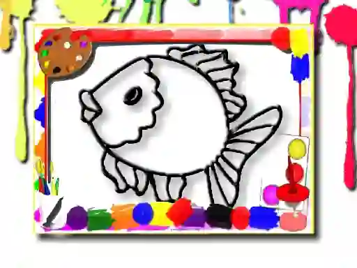 Igra Fish Coloring Book spletu