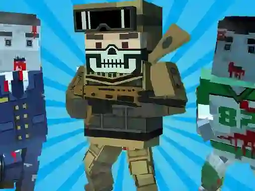 Igra Blocky Shooting Arena 3D Pixel spletu