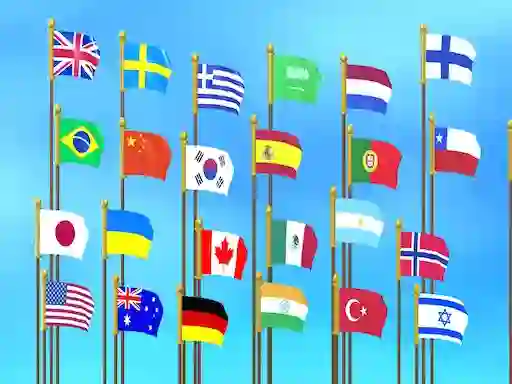 Igra Flag Puzzle Jam: Collect Flags spletu