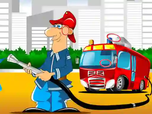 Igra Fire Trucks Differences spletu