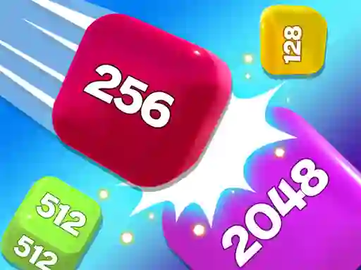 Igra Chain Cube 2048 3D Merge Game spletu