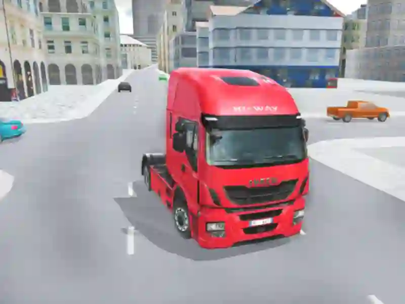 Igra City Driving Truck Simulator 3d spletu