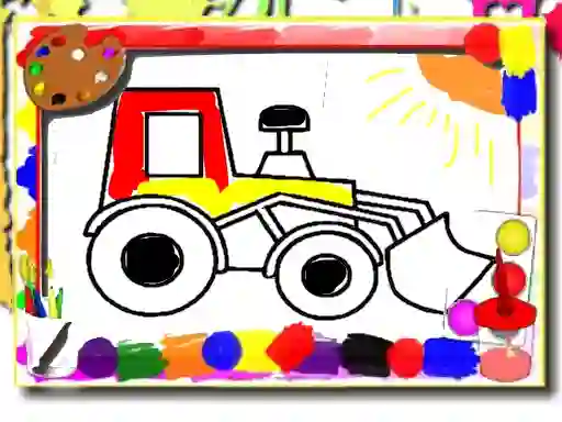 Igra Back to School: Kids Car Coloring spletu