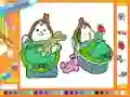Igra Online coloring baby twins spletu