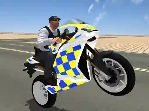 Igra Super Stunt Police Bike Simulator 3D spletu