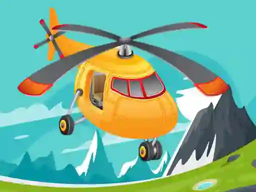 Igra Helicopter Jigsaw spletu