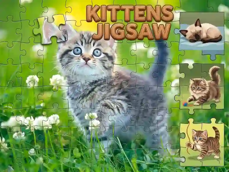 Igra Kittens Jigsaw spletu