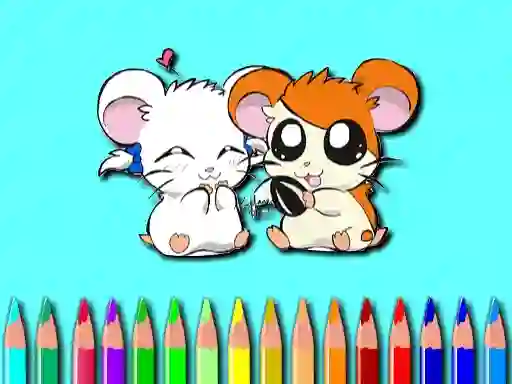 Igra Hamster Coloring Book spletu
