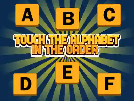 Igra Touch The Alphabet In The Oder spletu