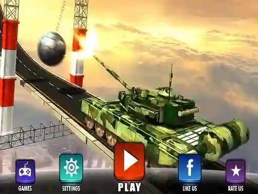 Igra Impossible Army Tank Driving Simulator Tracks spletu