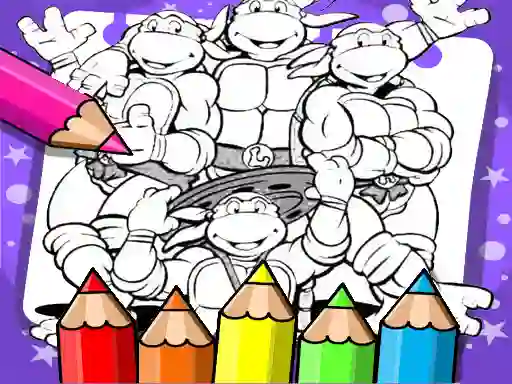 Igra Ninja Turtle Coloring Book spletu