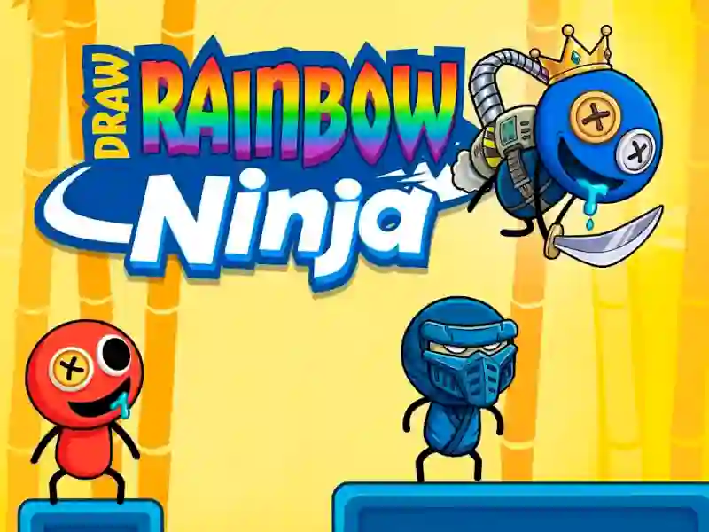 Igra Draw Rainbow Ninja spletu