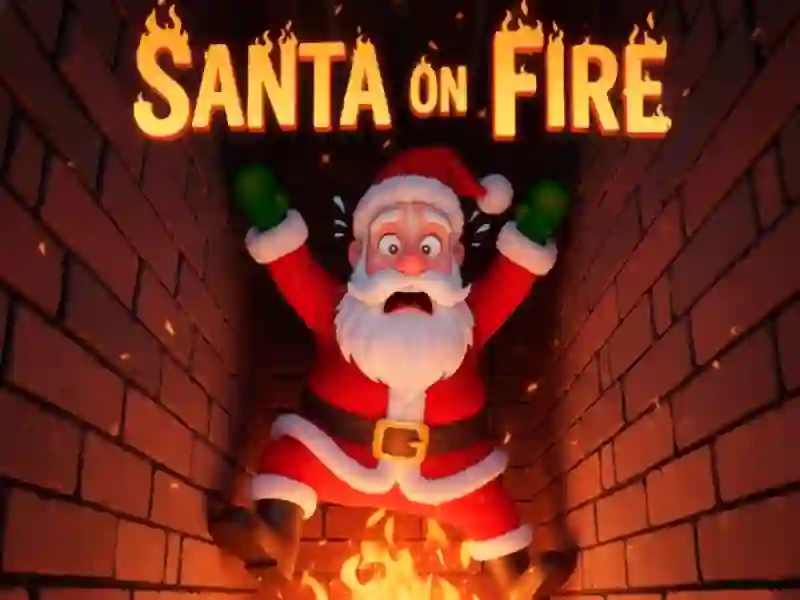 Igra Santa on Fire spletu