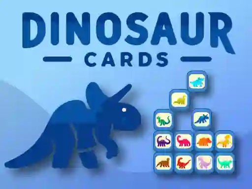 Igra Dinosaur Cards spletu