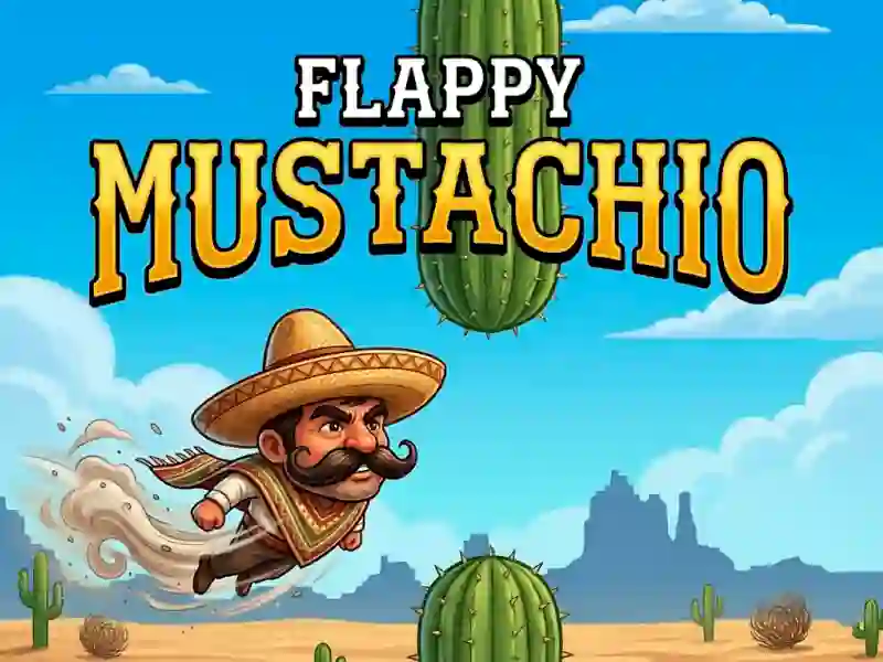 Igra Flappy Mustachio spletu