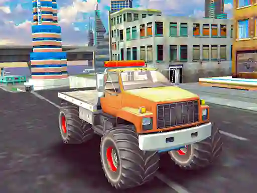 Igra Monster Truck Stunts Free Jeep Racing spletu