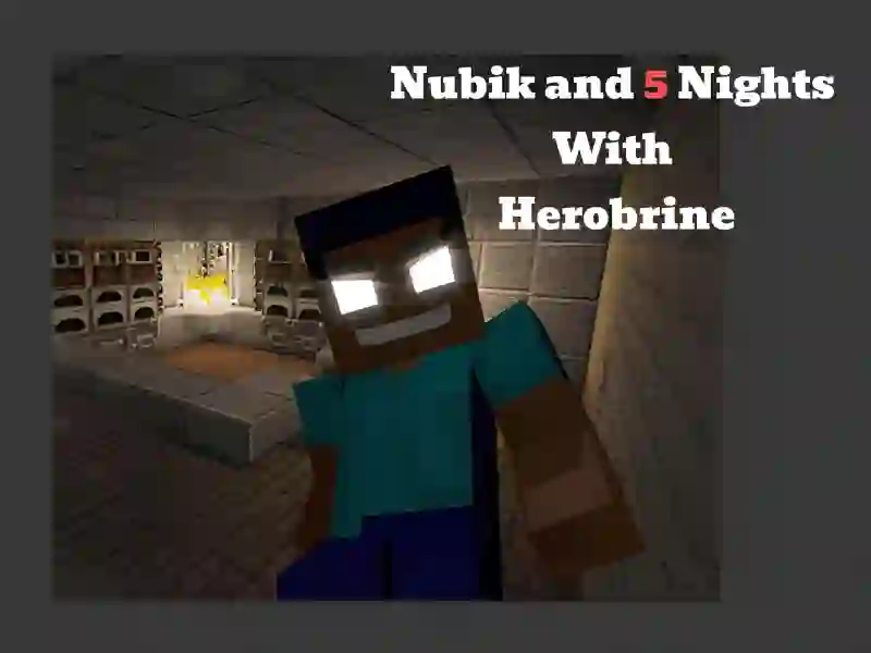 Igra Nubik And 5 Nights With Herobrine spletu