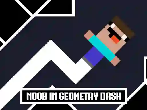 Igra Noob in Geometry Dash spletu