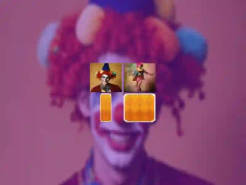 Igra Clown Memory Match spletu