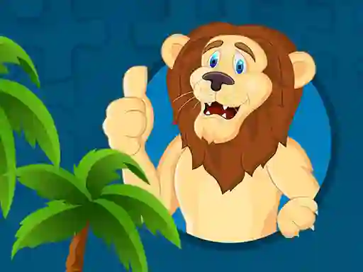 Igra Strong Lions Jigsaw spletu
