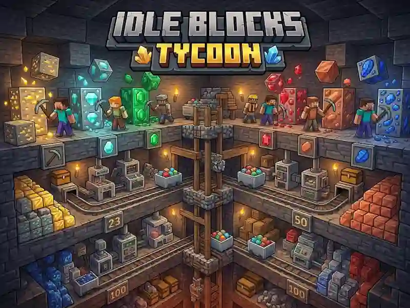Igra Idle Blocks Tycoon spletu